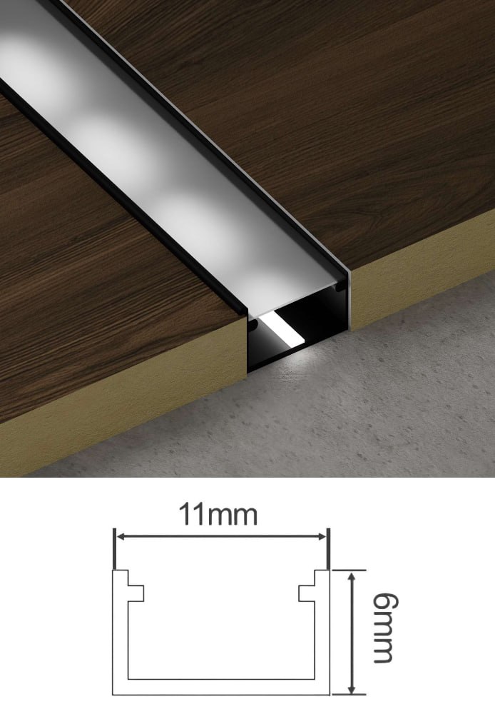 Профиль светодиодный 5/8 mm