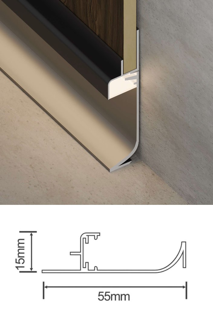 Плинтус светодиодный 5 mm